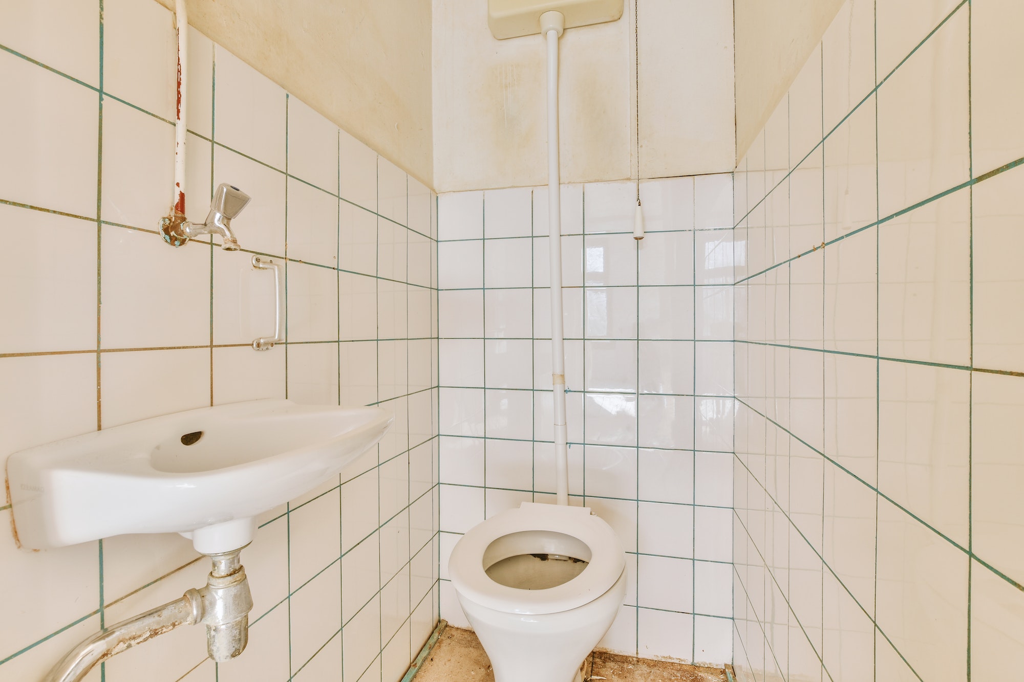 Interior of a toilet room